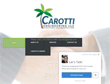 Tablet Screenshot of carottiengineering.net